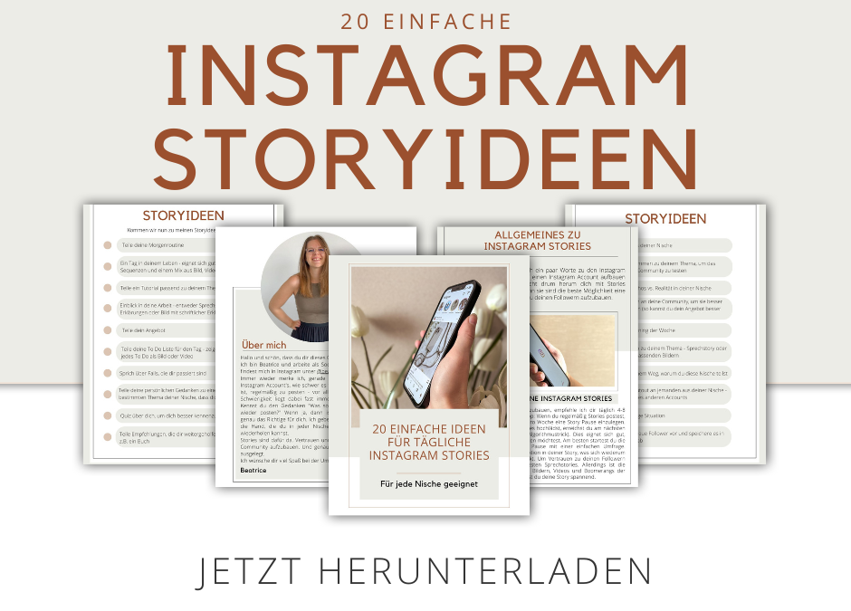 20 einfache Ideen für tägliche Instagram Stories